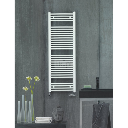 Grzejnik drabinkowy ZEHNDER Virando Bow, wym. 1466 x 595 mm, kolor biały RAL9016, moc 803W