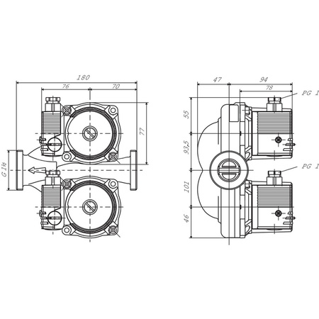 Pompa obiegowa WILO Star-ZD 25/6-3 1x230 V 50 Hz, PN 10/10bar