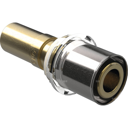 Złączka przejściowa  GEBERIT Volex, brąz, 20 mm, DN 15 x 22 mm x DN 20 (MZ x końcówka wciskowa)