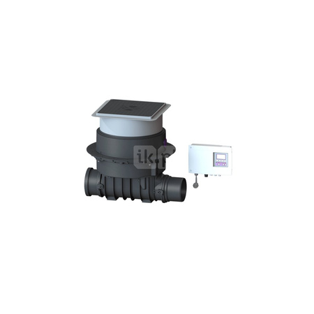 Zawór zwrotny z pompą Pumpfix F Komfort DN150 z czarną pokrywą