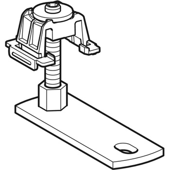 Nogi montażowe krótkie crossfloor, do powierzchni natryskowej Geberit Setaplano