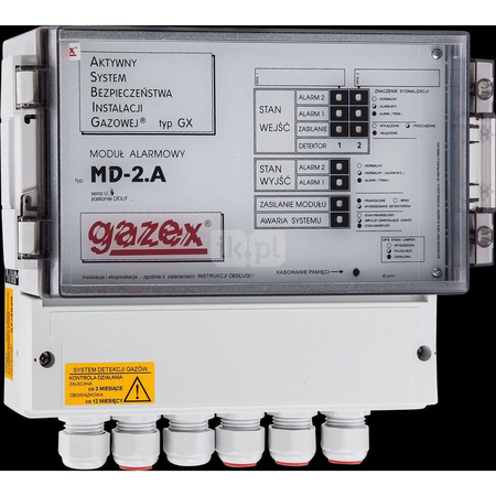 Moduł sterujący MD-2.A, 2 wej.,zasilanie 12V