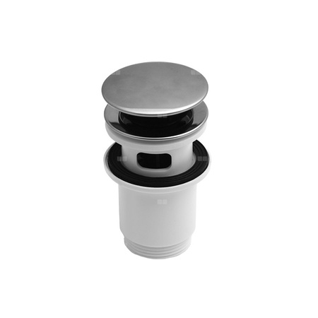 Zestaw odpływowy do umywalki PERFEXIM SPPT01E chromowany 2 3/4'', przycisk duży okrągły wypukły