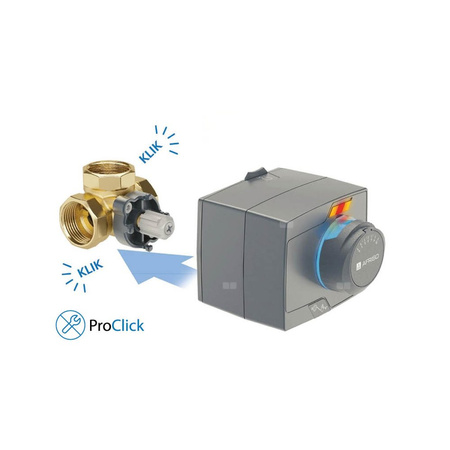 Zawór obrotowy czterodrogowy AFRISO ARV 487 ProClick, mieszający, DN 50