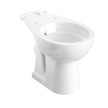 REKORD Miska ustępowa kompaktowa, odpływ poziomy, Rimfree (element zestawu - miska bez spłuczki)