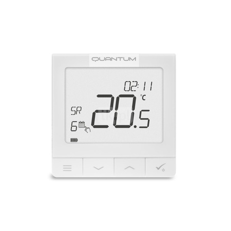 Ultra-cienki bezprzewodowy regulator OpenTherm, akumulatorowy