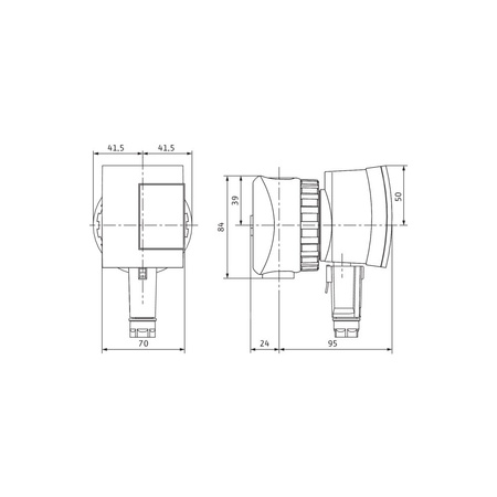 Pompa obiegowa WILO Star-Z NOVA, 3000 obr/min 1x230 V 50 Hz, PN 10/10bar