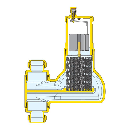 Separator CALEFFI DISCAL, 10 bar / 110'C, 1''