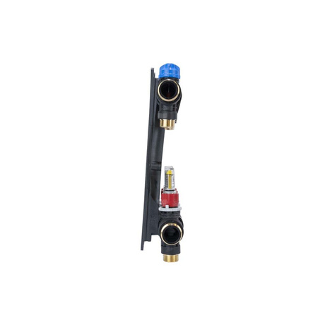 Rozdzielacz do ogrzewania podłogowego AFRISO ProCalida EF1 K 10-obieg. poliamid GZ 1'' x euroconus 3/4'' + przepływomierz + zawór napełn/spust