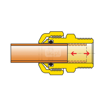 Złączka z gwintem wewnętrznym 1/2"-10
