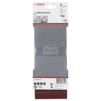 PAS BEZK. 100X560 BEST F/WOOD P80