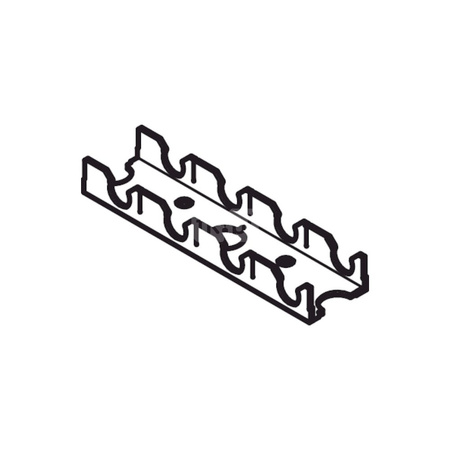 Szyna montażowa VIEGA 1234 PCV 2000 mm / 15 mm