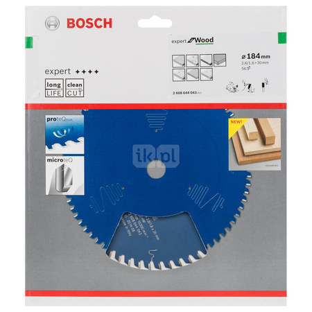Tarcza pilarska Expert for Wood KSB EXPERT FOR WOOD 184X30X2,6 56T