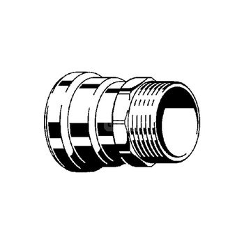 Megapress S XL-złączka przejściowa z SC-Contur stal niestopowa, powłoka cynkowo-niklowa, nr wzoru 4211XL dopuszczenie VdS DN: 65 D: 2½ R: 2½