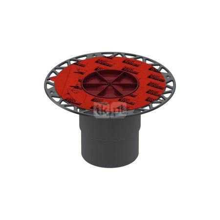 TECEdrainpoint S - odplyw pionowy z kolnierzem uniwersal