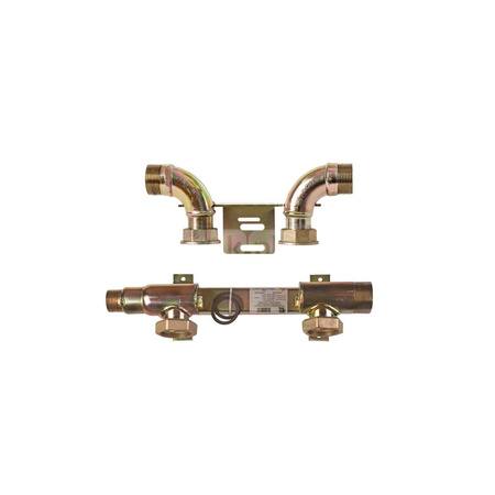 Monozłącze pod gazomierz G10/G16, 280mm, GZ 2” x GZ 2” - w poziomie