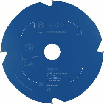 Ostrze do piły tarczowej bezprzewodowej Expert for Fibre Cement 190 x 1,8 / 1,2 x 30 T4