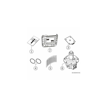 Zestaw przezbrojeniowy na gaz płynny (P) dla kotłów o mocy nominalnej 150 kW