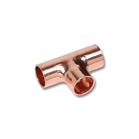 Trójnik SANHA 5130 Cu 28 mm x 12 mm x 28 mm (lw x lw x lw)