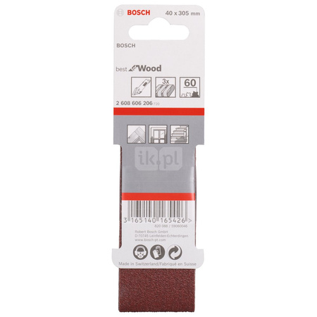 PAS BEZK. 40X305 BEST F/WOOD P60