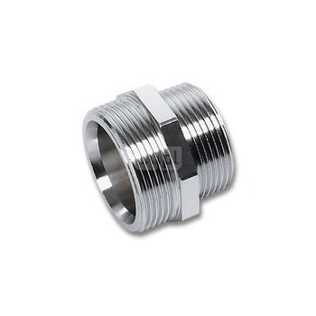 Nypel SANHA 531 redukcja, mosiądz (Chromowanie) (chrom), 3/4'' x 1/2'' (GZ)