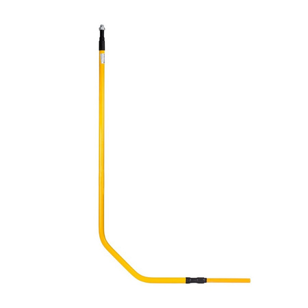 Przyłącze gazu LPG, stalowe z rury preizolowanej, PE32 x półśrubunek 1" - pod kurek DN20, L=500xH=1500