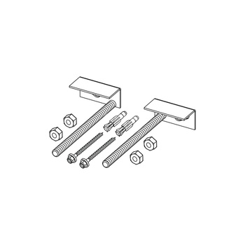 Mocowanie stelaża podtynkowego proste TECE profil
