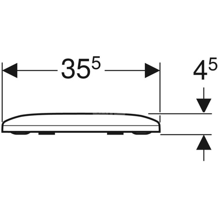TRAFFIC Deska sedesowa twarda wolnoopadająca, z tworzywa Duroplast, zawiasy metalowe