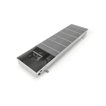 Grzejnik konwektorowy ZEHNDER Terraline Neo, wym. 140 x 3300 mm, kolor aluminiowy naturalny, moc 6761 W