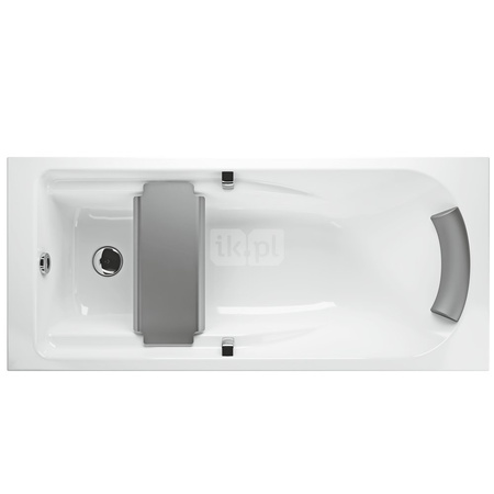 COMFORT PLUS wanna prostokątna 180x80 cm, z uchwytami