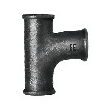 Trójnik ODLEWNIA ZAWIERCIE E1/31/131 90' żeliwo (czarny) 1 1/2'' (gw gazowy walcowy x gw gazowy walcowy x gw gazowy walcowy)