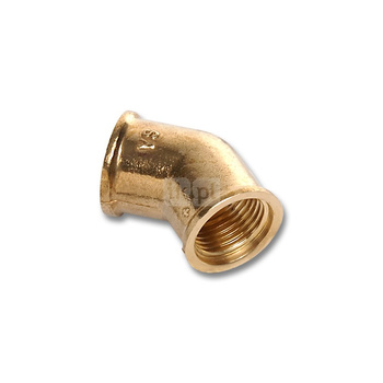 Kolano 45' SANHA 615, mosiądz, 1'' (GW x GZ)