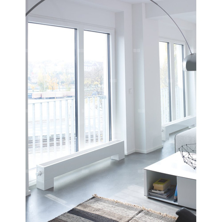 Grzejnik konwektorowy ZEHNDER Stana Neo, wym. 280 x 2000 mm, kolor biały, moc 4959 W