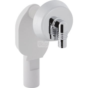 Zestaw odpływowy ścienny do pralek lub zmywarek, biały