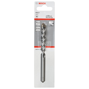 WIERTŁO CYL-3 #10X120 MM 1PC