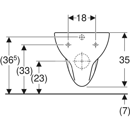 REKORD Miska ustępowa wisząca lejowa