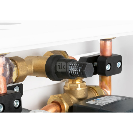 Grupa pompowa AFRISO PrimoBox ACB 910 GZ x GW 3/4'' x 3/4'', z zaworem mieszającym, z siłownikiem arm 141 proclick