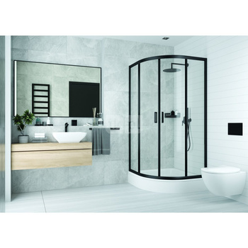 Deante Funkia Kabina półokrągła 90 cm, szkło transparentne