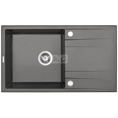 Deante Eridan Zlewozmywak 1-komorowy z ociekaczem - antracyt