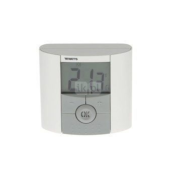 Termostat cyfrowy z wyświetlaczem LCD, 5 - 37 st.C, zasilanie awaryjne bateryjne 2 x 1,5 V TERMOSTATO DIGITALE BT