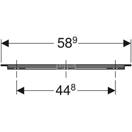 Uchwyt iCon: Lava / matowy, 58.9cm