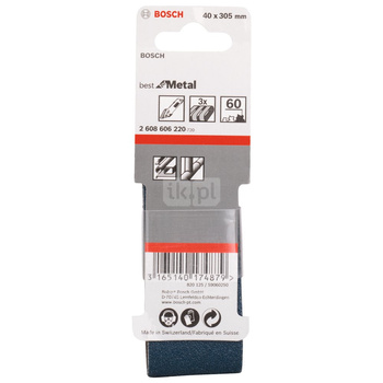 PAS BEZK. 40X305 BEST F/METAL P60