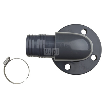 Kolano tworzywo sztuczne, przył. DN 50 dł.250mm szer.160mm WILO