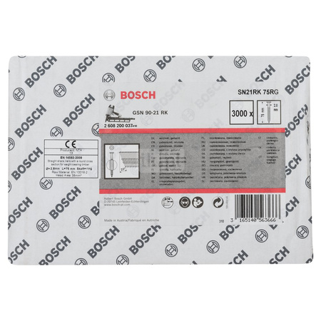 GWÓŹDŹ SN21RK 75RG 2.8MM 3'000 PC