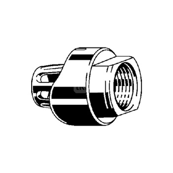 Przyłącze Megapress VIEGA 4212.2 redukcja Jednoczęściowy, stal (Powlekanie) / stal, 3'' x 3/4'' (kw x gwm) z uszczelką