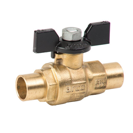 Zawór kulowy ARCO TAJO 2000 DN 18 x DN 18 lw x lw, uchwyt: motylek