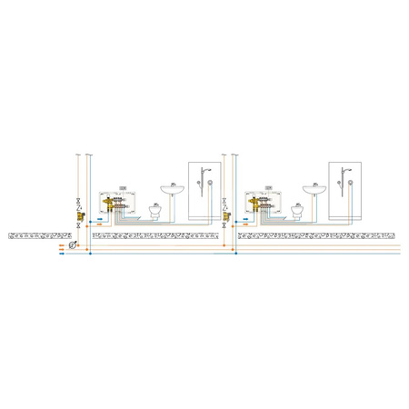 Termostatyczny zawór do cyrkulacji c.w.u. 3/4" z termometrem