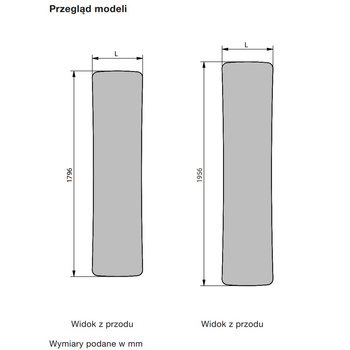 Grzejnik płytowy ZEHNDER Folio wym. 1796 x 540 mm, kolor biały RAL9016, moc 762 W