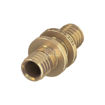 Nypel TECE flex, mosiądz, 40 mm (zz x zz)