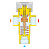 Regulowany termostatyczny zawór mieszający 1/2" 30÷48 st. C